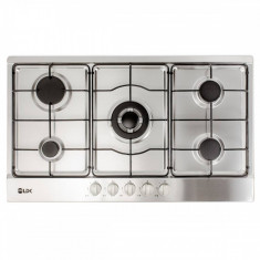 Plita LDK JZ5-ZONE 90 WOK IX Gaz 5 arzatoare Wok Inox foto