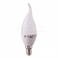 Bec LED Cip SAMSUNG 5.5W E14 Plastic Lum&amp;amp;#226;nare flac&amp;amp;#259;r&amp;amp;#259; 4000K V-Tac SKU-118 foto