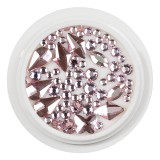 Cumpara ieftin Cristale Unghii LUXORISE, Light Rose, LUXORISE Nail Art