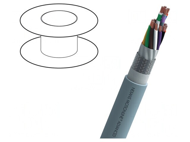 Cablu MOTIONLINE&reg; ADVANCED 4x0,34mm2 PVC Gri 300V