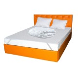 Set Saltea cu spuma, Nova Comfort Flex 180x200x20cm, fermitate tare, hipoalergenica, husa detasabila, Saltsib plus Pachet textile Avantaj cu 2 perne m