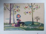 Planșă Didactică Vintage &ndash; Rom&acirc;nia anii '70-'80 &ndash; Ilustrație Retro Copii