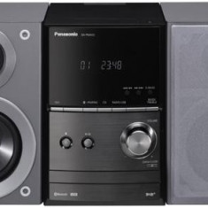Micro Sistem Audio Panasonic SC-PM602EG-S, 40W, USB, Bluetooth (Argintiu)