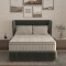 Saltea cu memorie si arcuri Bambus Super Confort Pocket Multilayer 180x200, inaltime 25 cm, husa matlasata, sistem 3D, manere, fermitate medie