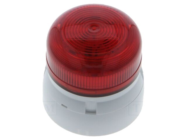 Semnalizator luminos cu LED, flash alb, 110V AC, IP65, KLAXON SIGNALS Flashguard