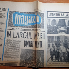 magazin 3 septembrie 1966-moartea lui leonid salajan,art. arad,