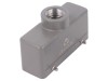 Conector Carcasa HDC Degson D24B, IP65, Aliaj Aluminiu, Gri
