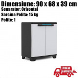 Dulap Vestiar Cabinet Depozitare Plastic Usi 90 x 68 x 39 cm + LIVRARE GRATUITA