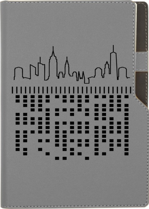 Pix Parker Jotter New York cu notes asortat A5