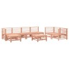 Set mobilier relaxare gradina, 8 piese, lemn masiv Douglas
