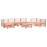 Set mobilier relaxare gradina, 8 piese, lemn masiv Douglas