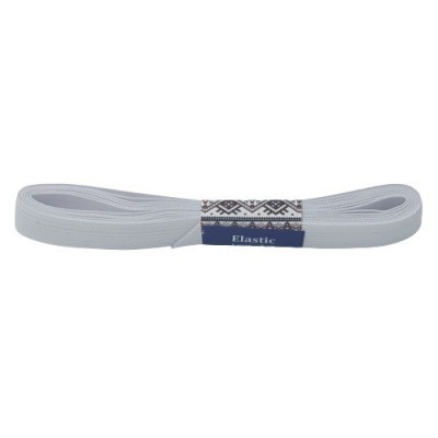 Banda elastica, croitorie, 2 m lungime, 1.5 cm latime, alb, model simplu foto