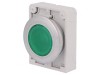 Comutator apăsare 30mm verde IP67