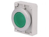 Comutator apăsare 30mm verde IP67