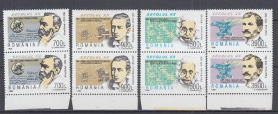ROMANIA 1998 LP 1450 SECOLUL XX PERECHE SERII MNH foto