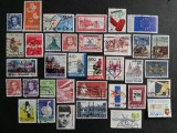 Danemarca - Lot 35 timbre, tematici diverse (Anii '80 - '90) obliterate -A583