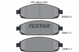 Set placute frana TEXTAR 2425001