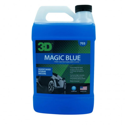 Solutie Intretinere Anvelope 3D Car Care Magic Blue Dressing, 3.78L foto