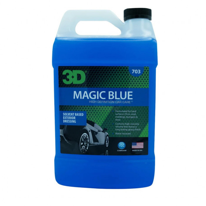 Solutie Intretinere Anvelope 3D Car Care Magic Blue Dressing, 3.78L