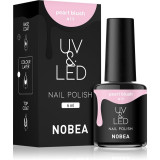 NOBEA UV &amp; LED Nail Polish unghii cu gel folosind UV / lampă cu LED glossy culoare Pearl blush #19 6 ml