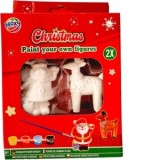 Set creativ - Picteaza-l pe Mos Craciun &amp;amp;amp; Ren