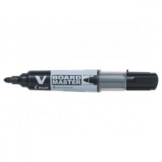 Marker pentru tabla, Pilot, Medium, Bullet, VBoard Master, Negru