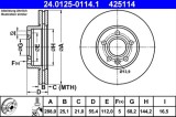 Disc frana ATE 24.0125-0114.1