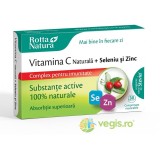 Vitamina C Naturala + Seleniu si Zinc 30cpr masticabile