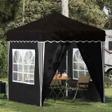 vidaXL Cort de Petrecere Pop-up Negru 195 x 195 x 245 cm 42019744
