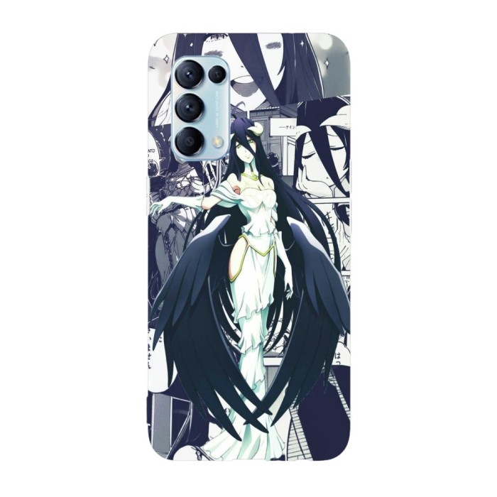 Husa compatibila cu Oppo A96, Viceversa, model Albedo Manga Overlord, Silicon, TPU