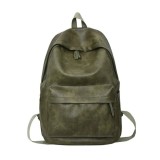 Cumpara ieftin Ghiozdan unisex din piele ecologica verde