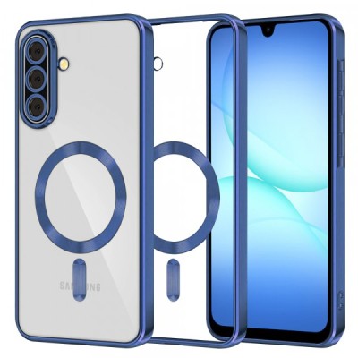 Husa MagSafe pentru Samsung Galaxy A17 4G / A17 5G, Techsuit, Luxury Crystal, Albastra foto