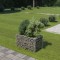 Jardiniera gabion, o?el galvanizat, 90 x 50 x 50 cm