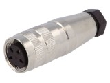 Conector M16 Mufă Mamă 4 PIN 5A 300V Drept