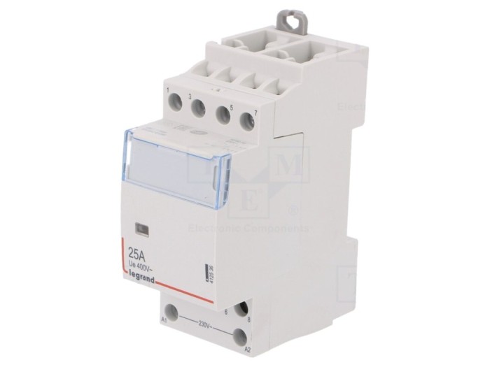 Contactor 4P 230VAC 25A 4NC