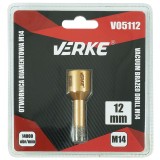 Carota diamantata pentru piatra, gresie si beton 12mm M14 V05112 Verke