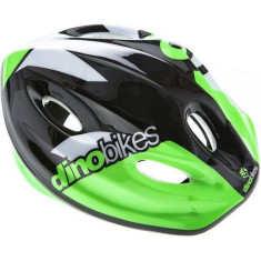 Casca de protectie dino bikes negru si verde CASCOR88