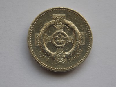 one pound 2001 GBR foto
