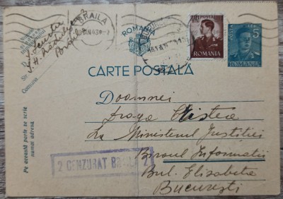 Carte postala Cenzurat Braila 2, 1943 foto