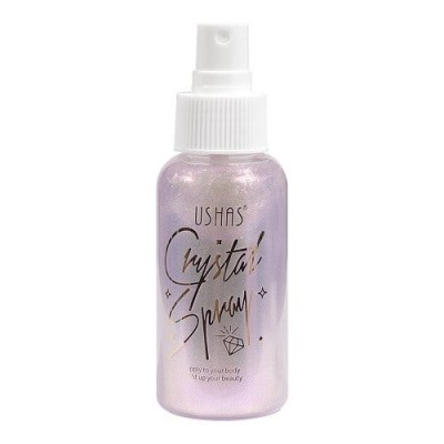 Spray iluminator de corp, Ushas, Crystal, 04, 80 ml foto