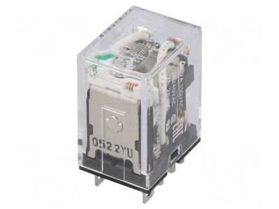 Releu Electromagnetic DPDT 24VDC 10A foto