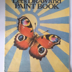 * Carte copii de desenat - Let's DRAW and PAINT BOOK, format 28x21cm, URSS