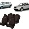 Set huse scaune compatibile VW Passat B5 (1997-2005) Piele + Textil (Compatibile cu sistem AIRBAG)