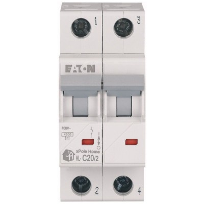 Siguranta automata 20A 2P C 4,5ka Xpole Eaton HL-C20 2 foto