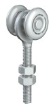 Carucior cu rulment pentru culisare , 24 mm surub