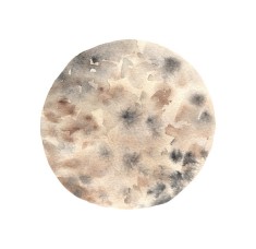 Sticker decorativ Planeta Mercur, Multicolor, 55 cm, 5430ST foto