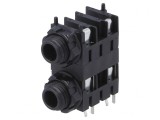 Soclu Jack 6.3mm Mono Mamă cu Piuliță