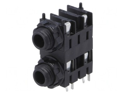Soclu Jack 6.3mm Mono Mamă cu Piuliță foto