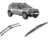 Cumpara ieftin Set 3 stergatoare RENAULT DUSTER (HS_) 2010-2018, pentru parbriz si luneta, Bosch Twin-Aerotwin Retrofit