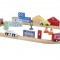 Circuit din lemn cu vehicule utilitare Orange Tree Toys